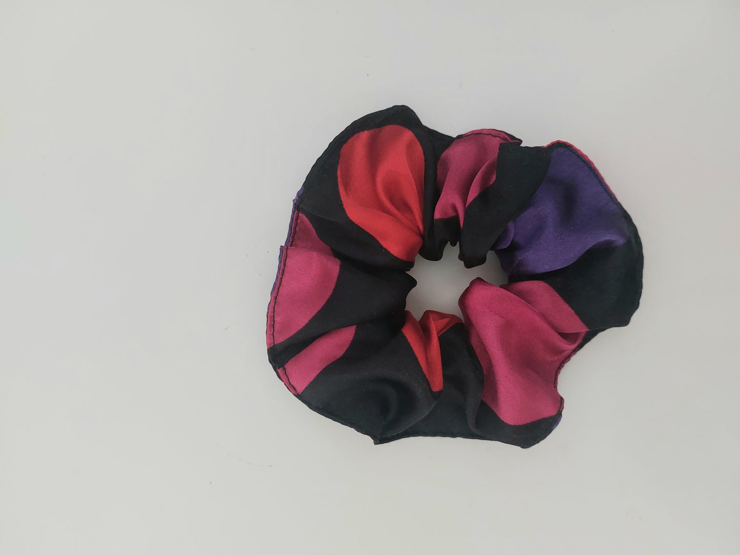 Chouchou satin arlequin