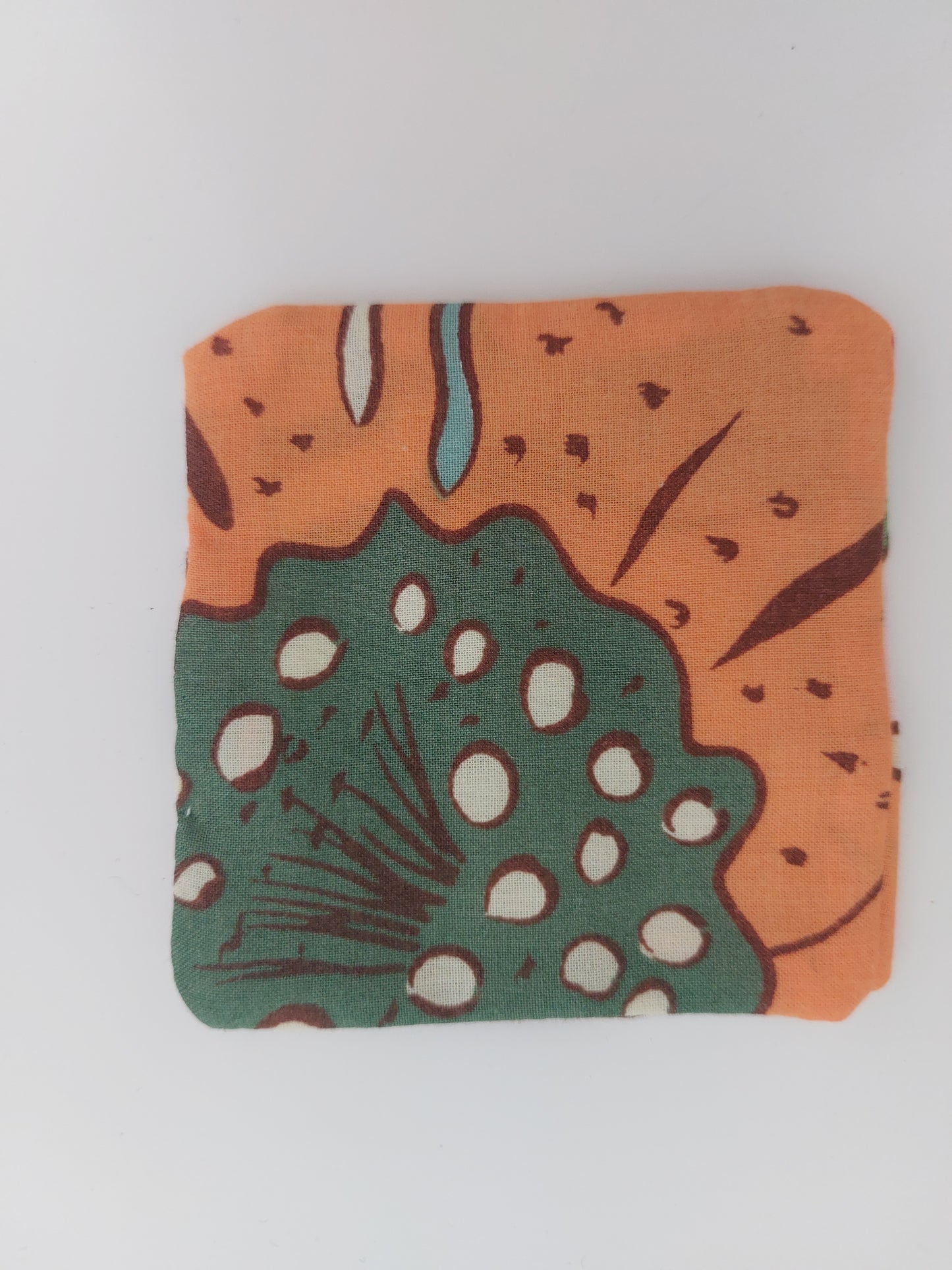 Marque-page fleuri rouge