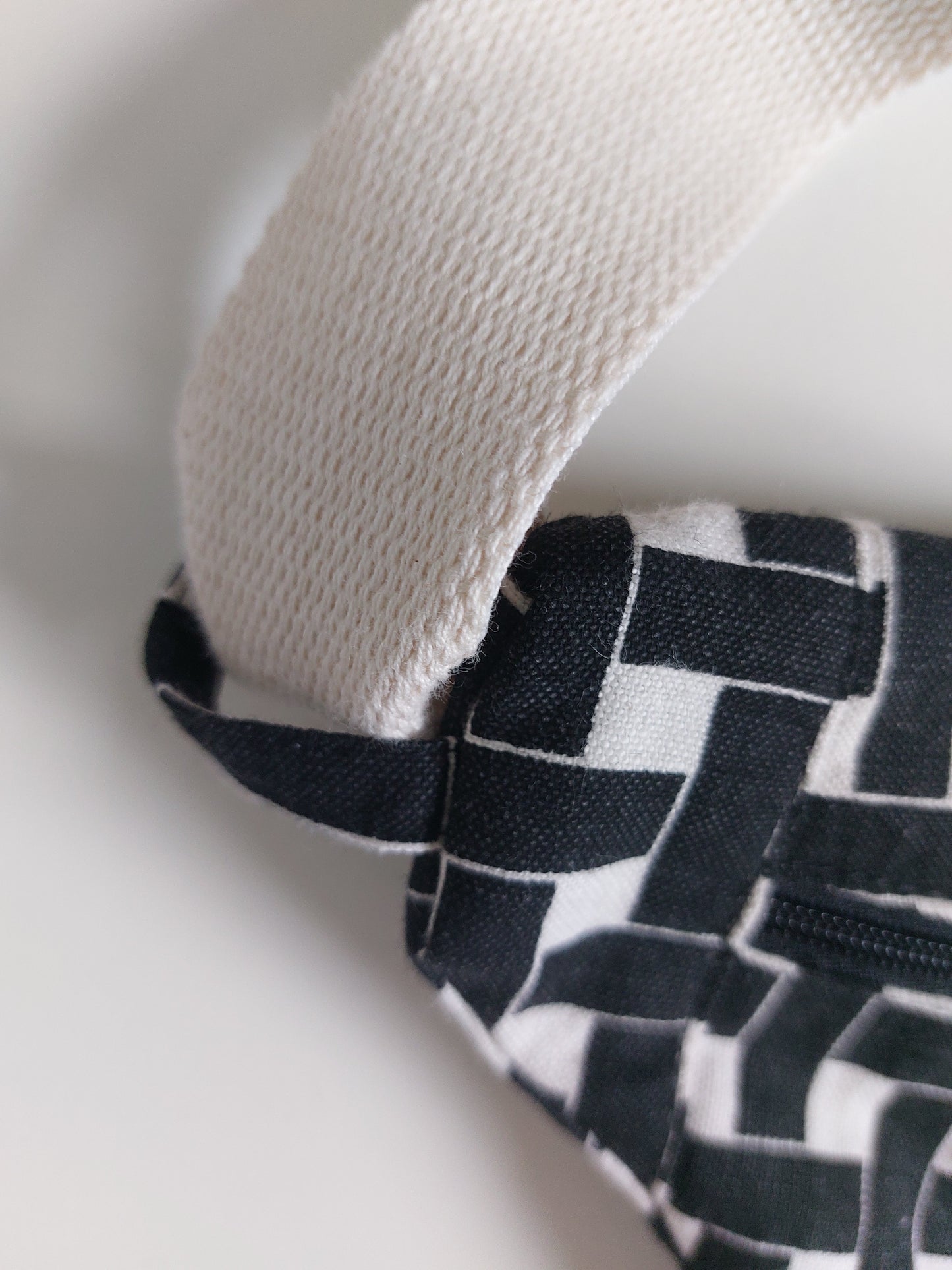 Sac banane Noir&Blanc