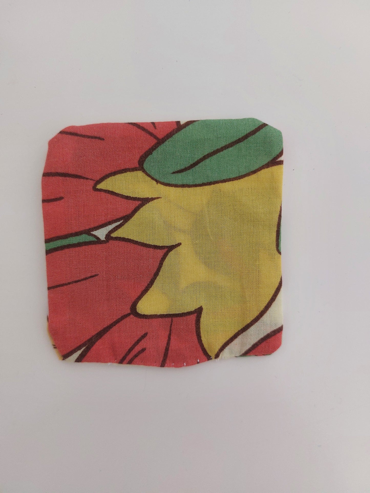 Marque-page fleuri jaune