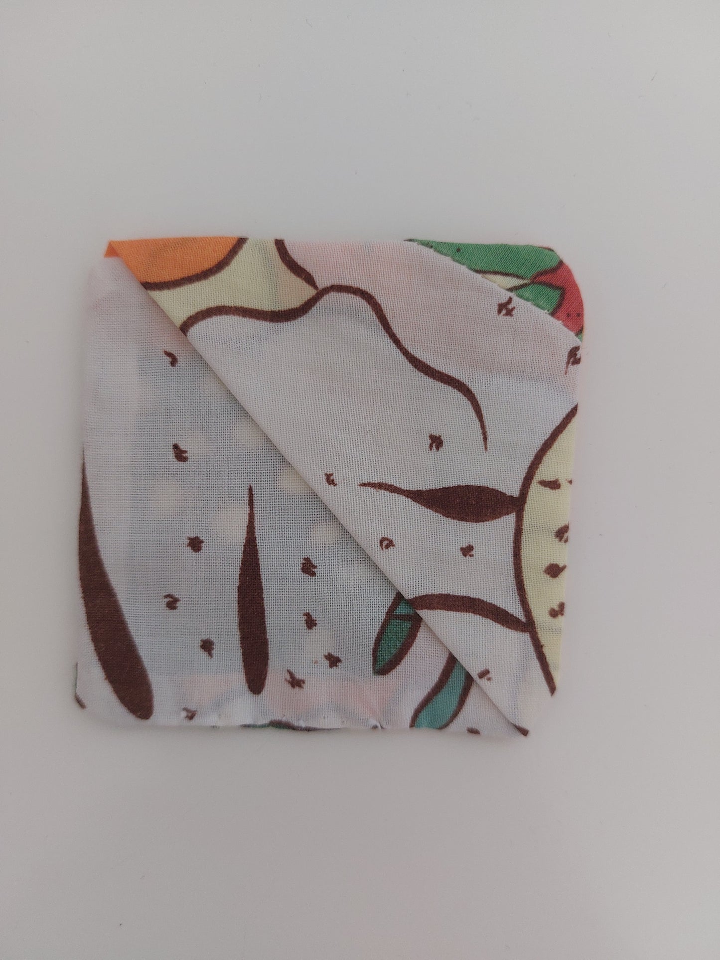 Marque-page fleuri rouge