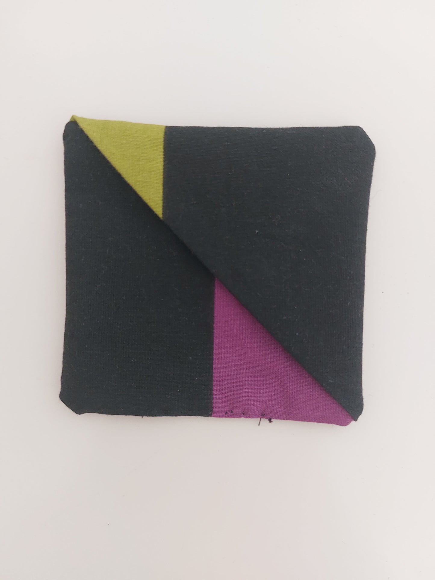 Marque-page géométrique violet vert