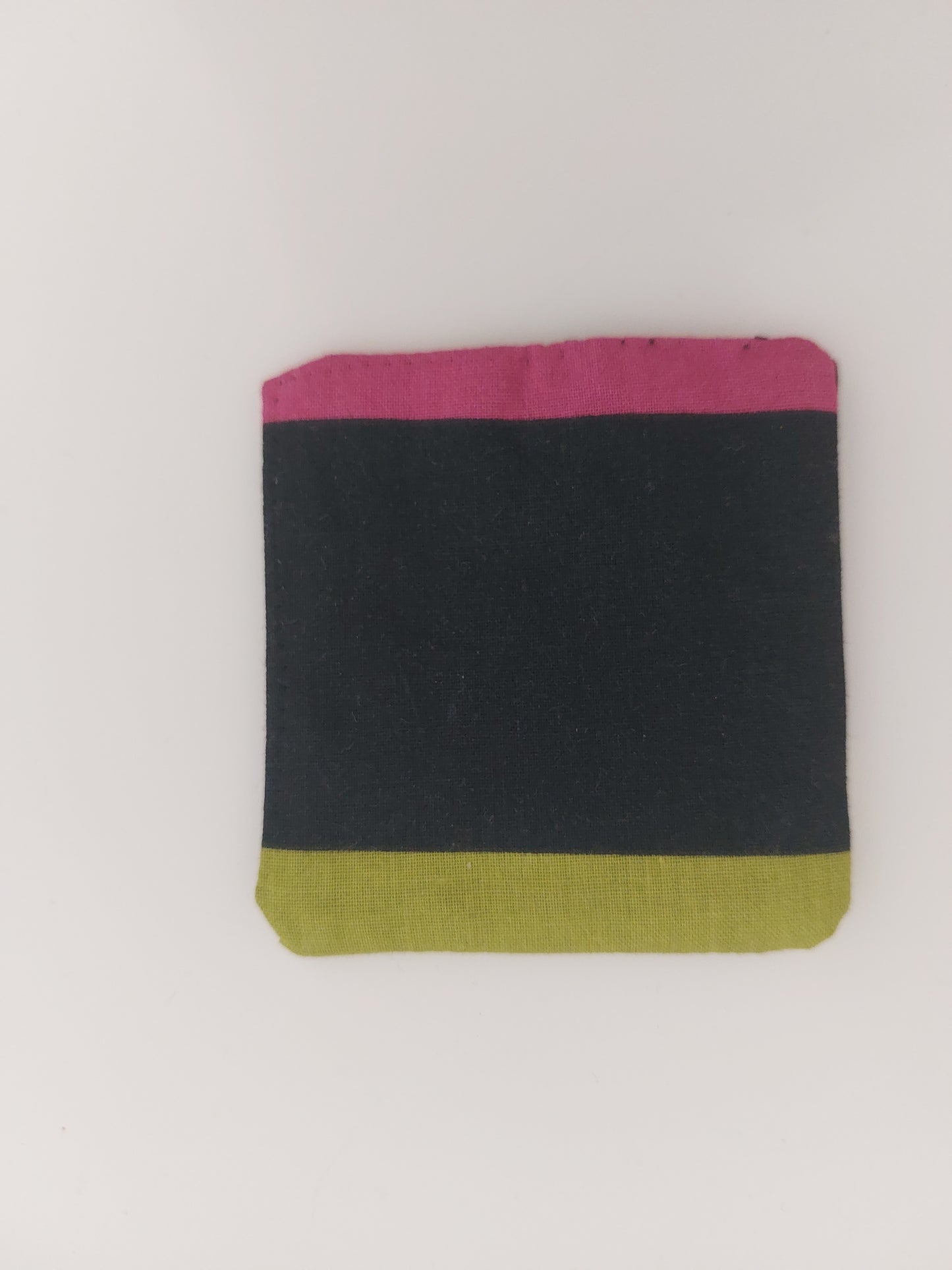 Marque-page géométrique rose vert