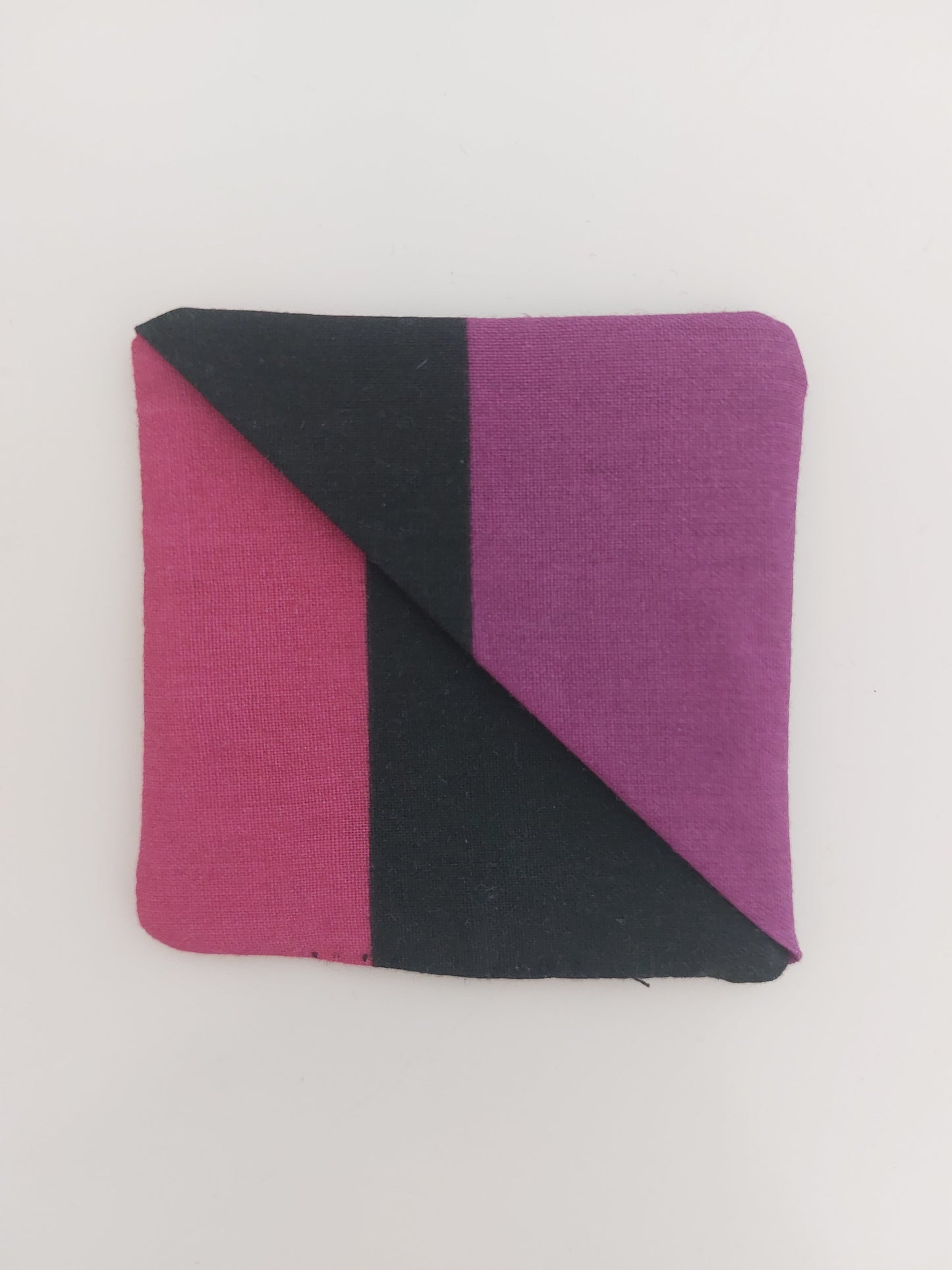 Marque-page géométrique rose violet