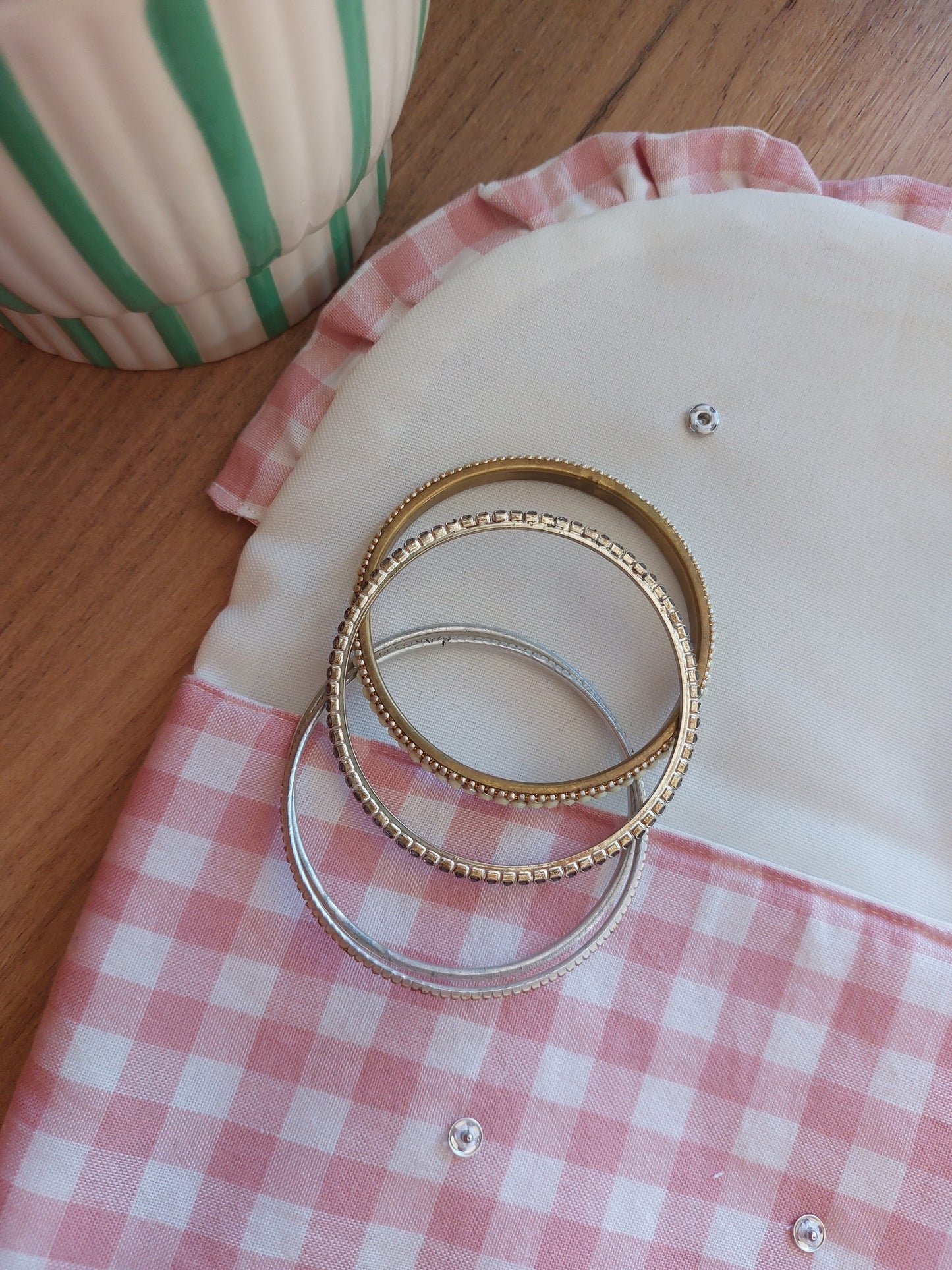 Pochette froufrou rose